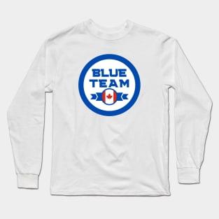 Cybersecurity Blue Team Canada Gamification Badge CTF Long Sleeve T-Shirt